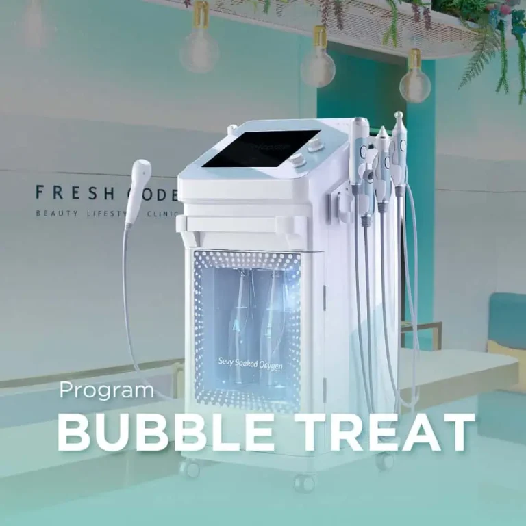 Bubble Treat Brightening Facial Treatment in Bangkok. Bubble Treat is a facial treatment program for glowing, plump skin. Bubble Treat is a treatment that hydrates and revitalizes dull skin.