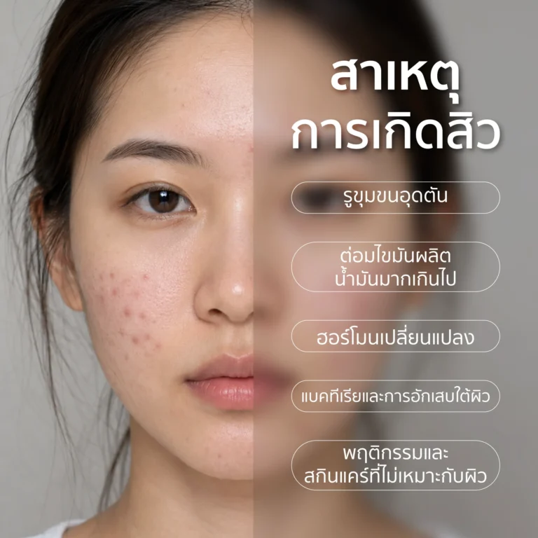 สาเหตุการเกิดสิว