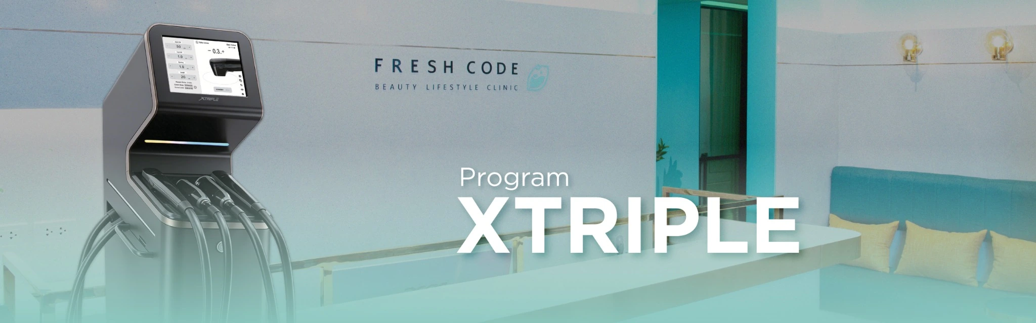 XTriple เครื่องยกกระชับด้วย 3-Line HIFU ที่ Fresh Code Clinic